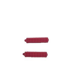 Vintage Goody Snap-Tight Girl Barrettes Set Pink Bar Pair